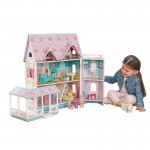 Casuta din lemn de papusi  Abbey Manor Dollhouse KidKraft- Extensibila cu mansarda